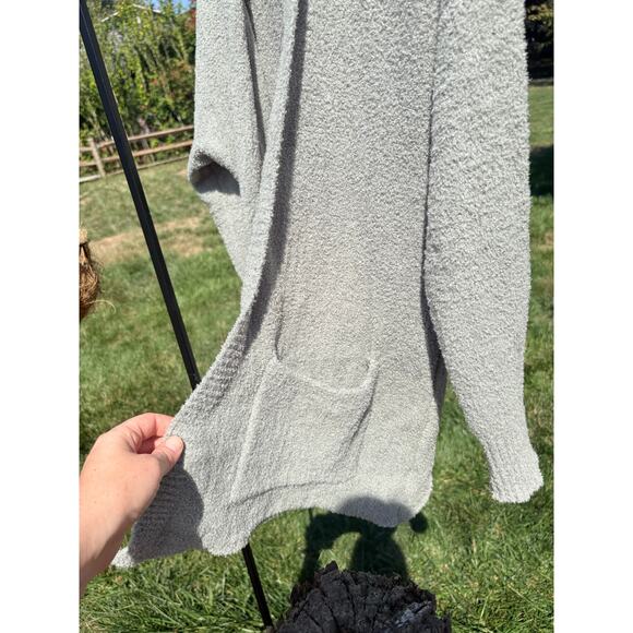 Sincerely Jules Plush Cardigan Sweater Size Small Cozy Lounge Sage Green - Picture 4 of 7